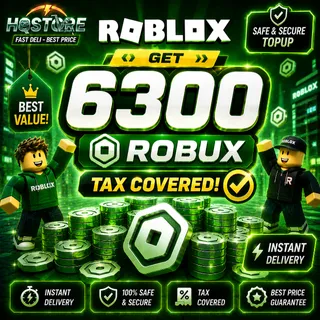 6300 Robux 120h | Tax covered