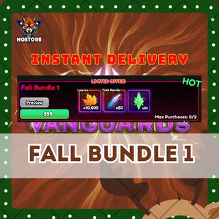 🌪️Anime Vanguards: Fall Bundle 1 (2 uses per player)