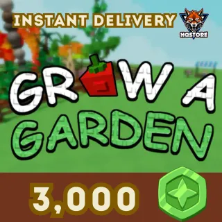 Grow A Garden: 3,000 Trade Tokens