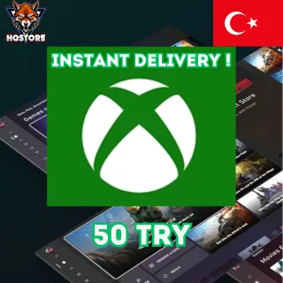 🎮 XBOX GIFT CARD 50 TRY Turkey