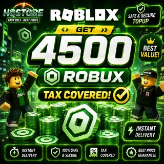 4500 Robux 120h | Tax covered