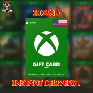 🎮 XBOX GIFT CARD 100 USD US