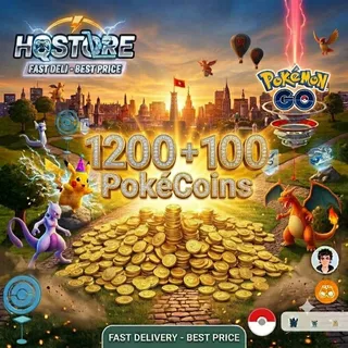 1200 + 100 PokeCoins Pokemon Go