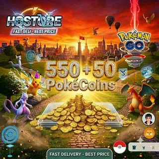 550 + 50 PokeCoins Pokemon Go