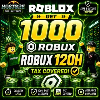1000 Robux 120h | Tax covered
