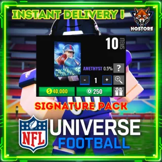 NFL Universe Football: Signature Pack