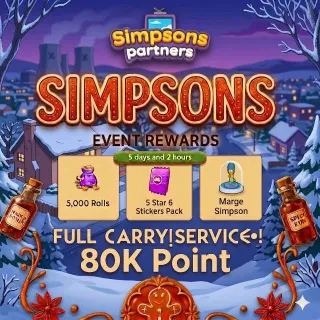 2 SLOT  MONOPOLY GO EVENT SIMPSONS PARTNER