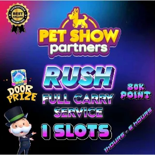 Pet Show Partners Monopoly Go