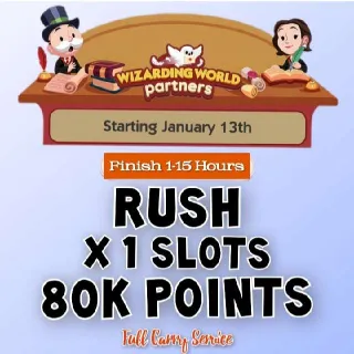 ⚡⚡INSTANT COMPLETE⚡⚡ Monopoly Wizarding PARTNER Go Event Full Carry (80K points)