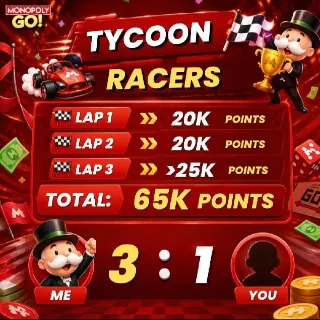 Tycoon Racers Monopoly Go!