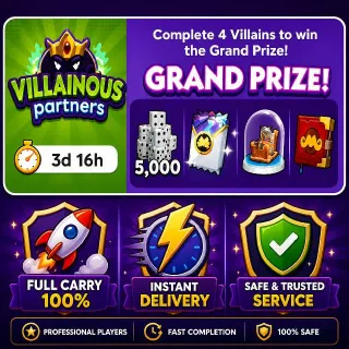 Monopoly GO Villainous Partners Event 4 slots
