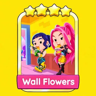 Wall Flowers 4 ⭐ Gold Sticker Monopoly Go Golden Blitz