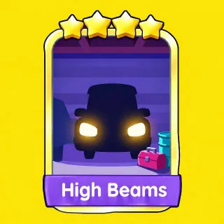 High Beams 4 ⭐ Gold Sticker Monopoly Go Golden Blitz