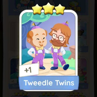 3 ✨ Tweedle TwinsSticker Sticker Monopoly Go