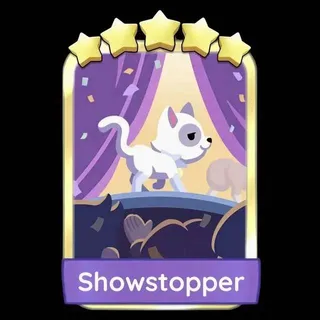 Showstopper 5 ⭐ Gold Sticker Monopoly Go Golden Blitz