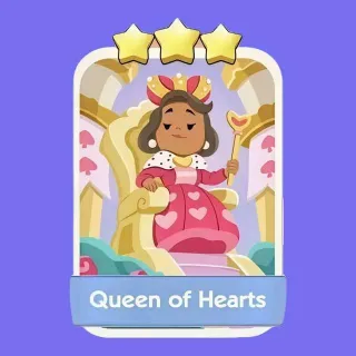 Queen Of Hearts 3 ⭐ Monopoly Go
