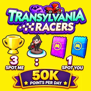 Transylvania Racers 50k Points Monopoly Go!