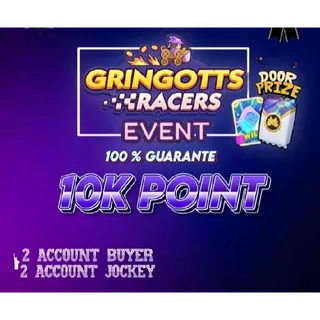 🚀 TYCOON RACERS 🚀 Gringotts Racers ⚡Monopoly Go Racer⚡10k Points/Lap