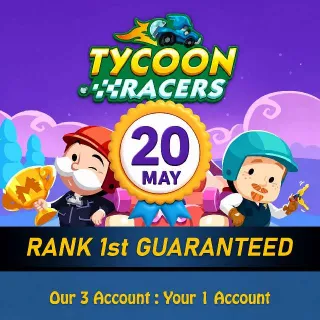 Tycoon Racers Monopoly Go 1st place Guaranteed Slots