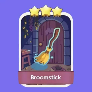 3 ✨ Broomstick Monopoly Go Sticker