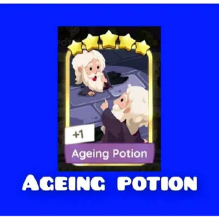 1 x Ageing Potion - Golden sticker - set 16 - Golden Blitz Sticker Monopoly Go