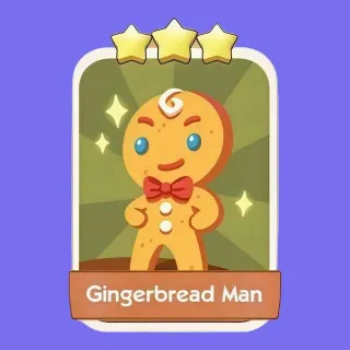 3 ✨ Gingerbread Man Monopoly Go Sticker