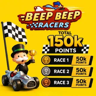 BEEP BEEP RACERS MONOPOLY GO!
