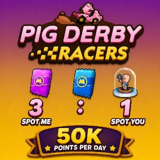 Pig Derby Racers Monopoly Go!