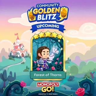 Forest Thorns 5 ⭐ Gold Sticker Monopoly Go Golden Blitz
