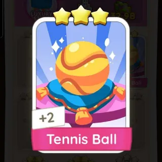 Tennis Ball 3 ⭐ Sticker Monopoly Go