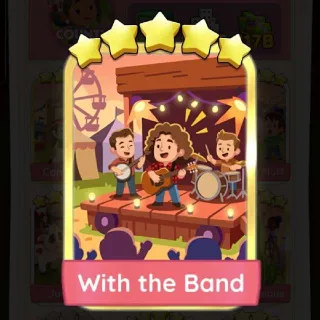 With the Band 5 ⭐ Gold Sticker Monopoly Go! Golden Blitz