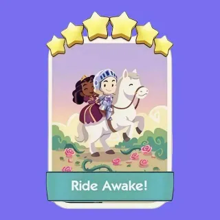 Ride Awake! 6 ⭐ Monopoly Go Sticker