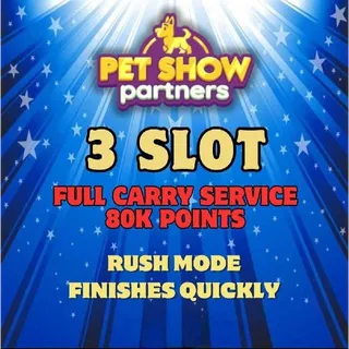 3 Slot Pet Show Partners Event Monopoly Go