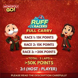 RUFF RACERS MONOPOLY GO