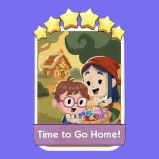 Time to Go Home! 6 ⭐ Monopoly Go Sticker