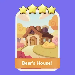 Bear's House! 4 ✨ Monopoly Go Sticker