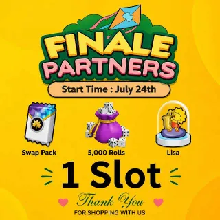 1 Slot Finale Partners Monopoly Go!