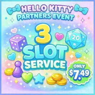3 Slot Hello Kitty Partners Event Monopoly Go