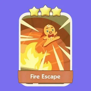 3 ✨ Fire Escape Monopoly Go Sticker