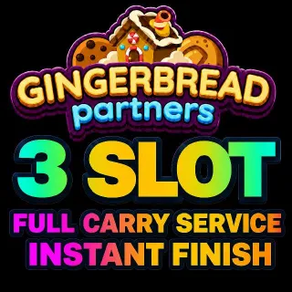3 x Slot Gingerbread Partners Event Monopoly Go