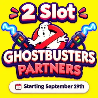 2 Slot Ghostbusters Partners Event Monopoly Go!