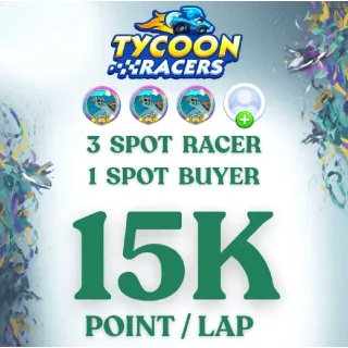 Tycoon Racers Events 🪄 Monopoly Go 🪄 10k point/lap 🪄 1 spot buyer