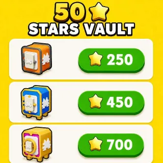 50 Star Vault Monopoly Go!