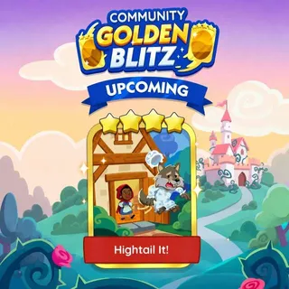 Hightail lt! 4 ⭐ Gold Sticker Monopoly Go Golden Blitz