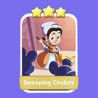 3 ✨ Sweeping Cinders Monopoly Go Sticker