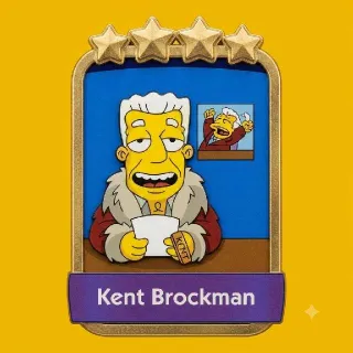 Kent Brockman 4⭐ Gold Sticker Monopoly Go Golden Blitz