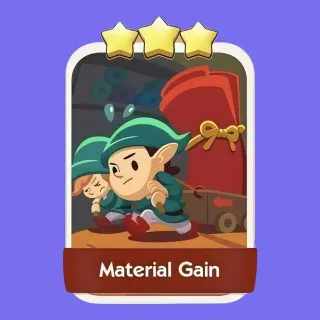 3 ✨ Material Gain Monopoly Go Sticker
