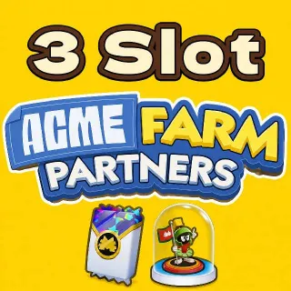 3 Slot Acme Farm Partners Event Monopoly Go!