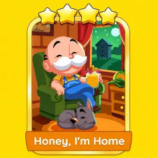 Honey,Im Home 4⭐ Gold Sticker Monopoly Go Golden Blitz