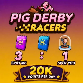 Pig Derby Racers Monopoly Go!